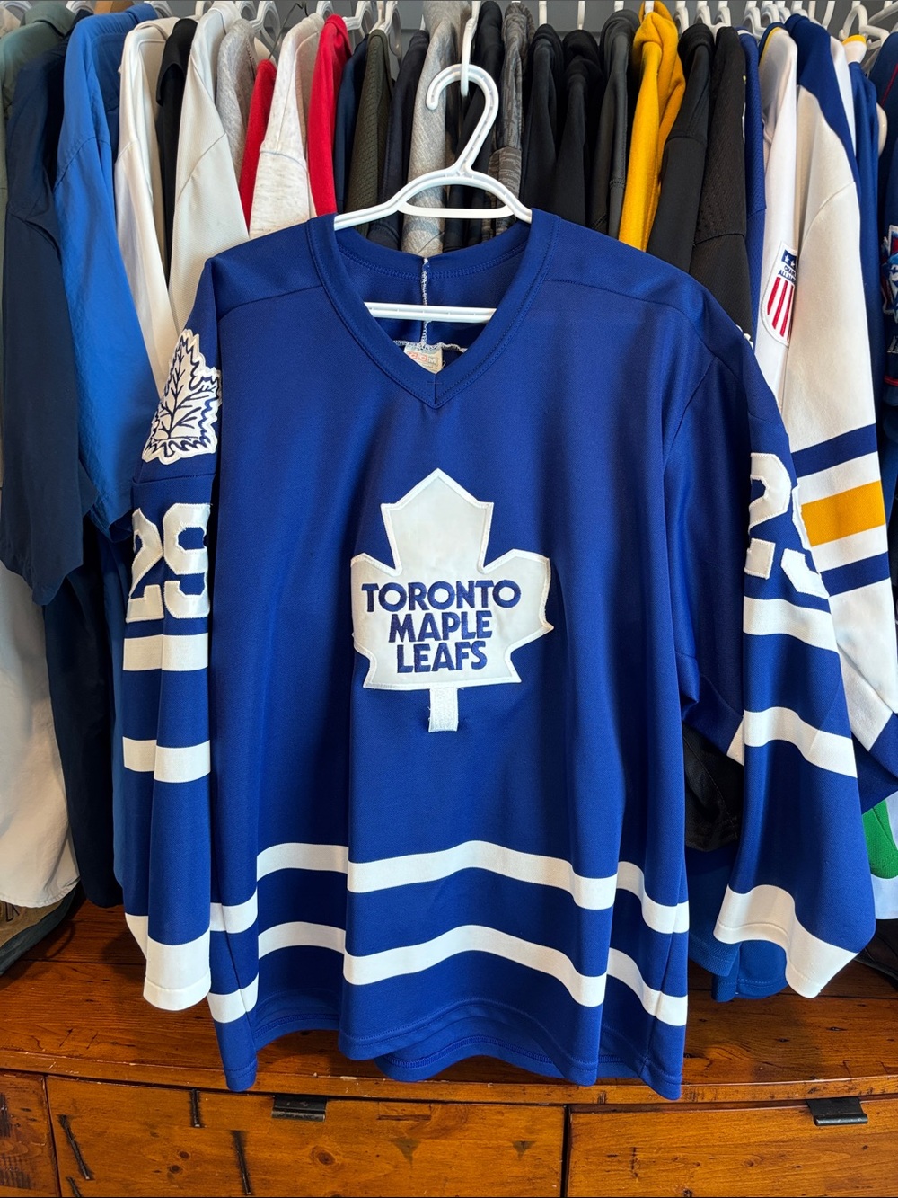 Retro Potvin Toronto Maple Leafs Jersey